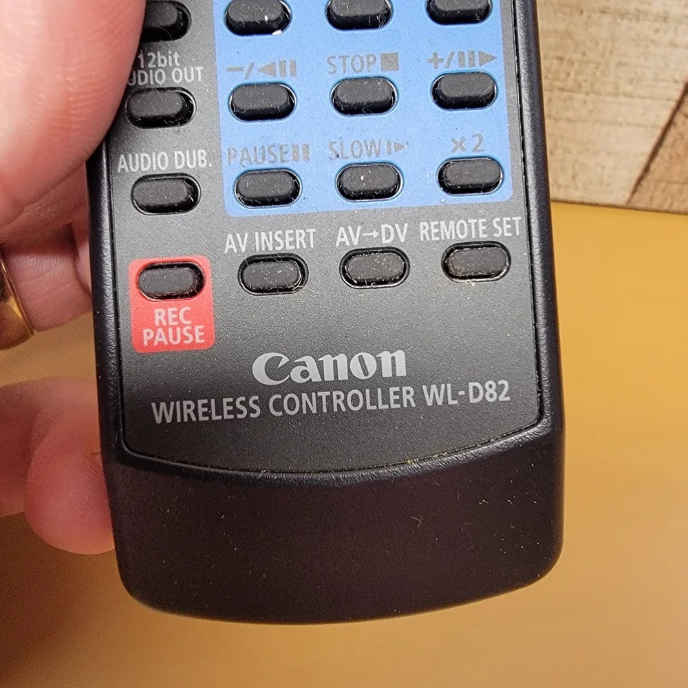 Canon WL-D82 Wireless Controller Remote for Camcorder Black OEM Replacement